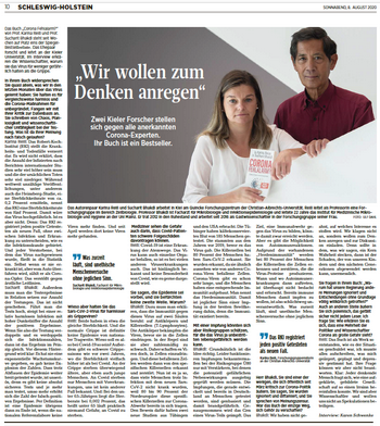 Interview "Corona-Experten" Bhakdi ubd Reiß in den Kieler Nachrichten