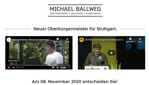 OB-Kandidat Michael Ballweg Screenshot www.michael-ballweg.de